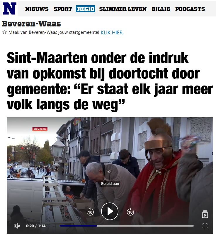 Sint-Maarten onder de indruk van opkomst bij doortocht door de gemeente